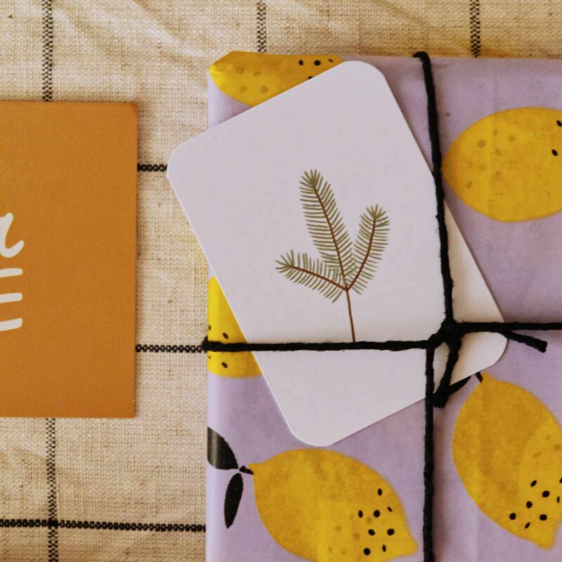 Bunte Geschenkkarten Weihnachten | 5er Set – Bild 5