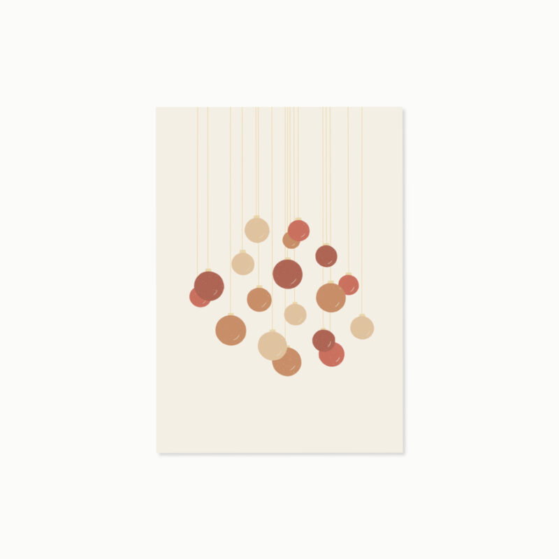 Merry & Bright | Postkarte Weihnachten